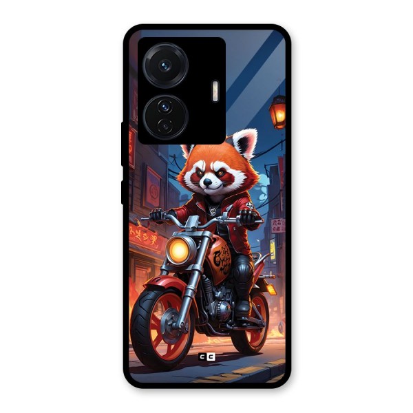 Fox Rider Glass Back Case for Vivo T1 Pro