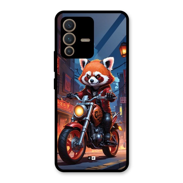 Fox Rider Glass Back Case for Vivo V23 5G