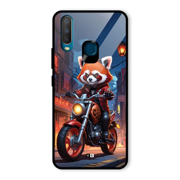 Fox Rider Glass Back Case for Vivo Y12