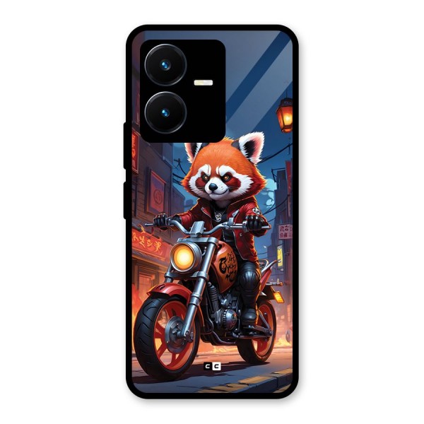 Fox Rider Glass Back Case for Vivo Y22