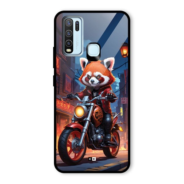 Fox Rider Glass Back Case for Vivo Y30