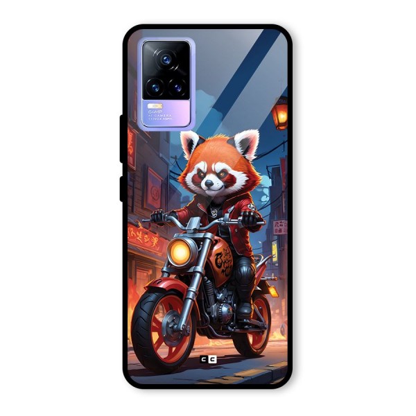 Fox Rider Glass Back Case for Vivo Y73