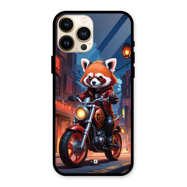 Fox Rider Glass Back Case for iPhone 13 Pro Max