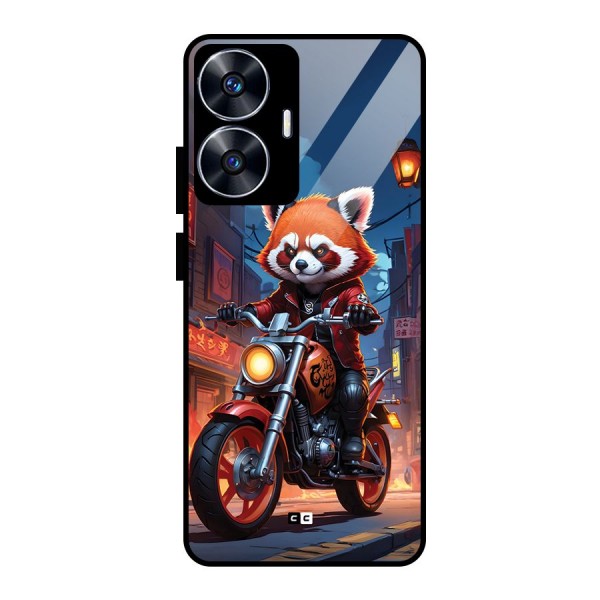 Fox Rider Glass Back Case for realme C55