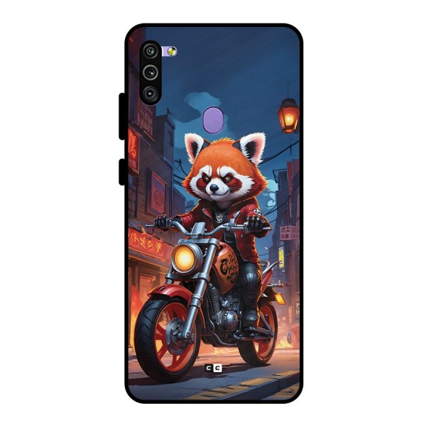 Fox Rider Metal Back Case for Galaxy M11