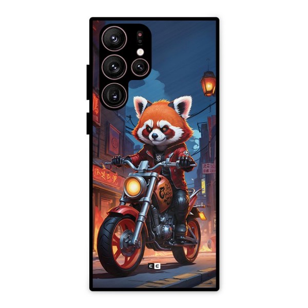 Fox Rider Metal Back Case for Galaxy S22 Ultra 5G