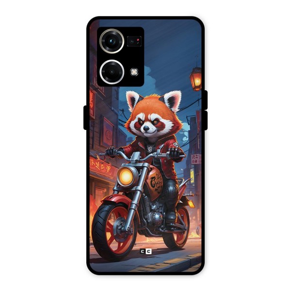 Fox Rider Metal Back Case for Oppo F21 Pro 4G