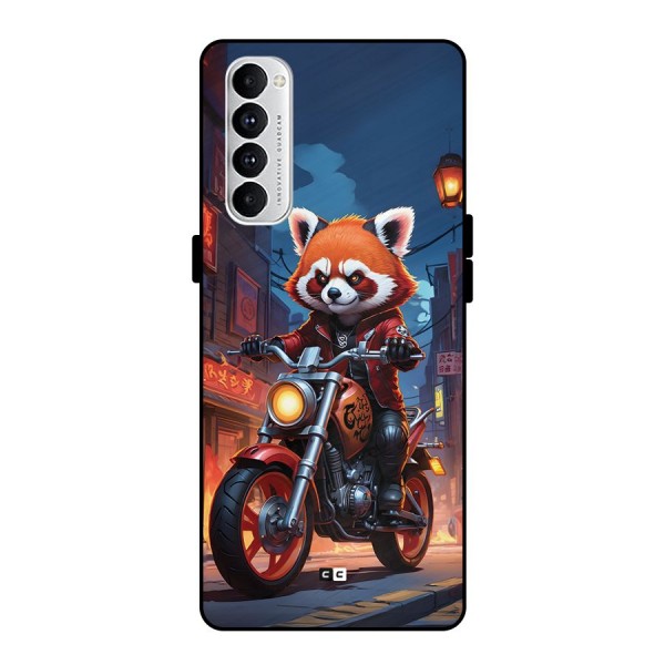 Fox Rider Metal Back Case for Oppo Reno4 Pro