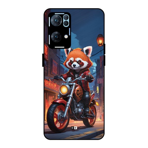 Fox Rider Metal Back Case for Oppo Reno7 Pro 5G