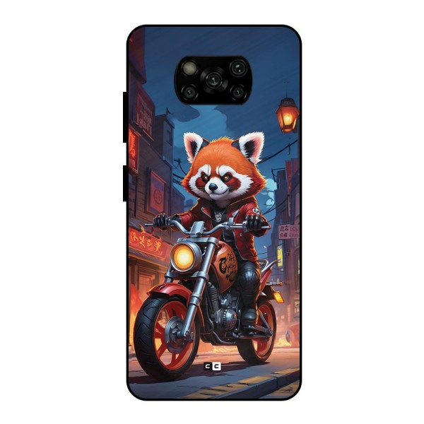 Fox Rider Metal Back Case for Poco X3