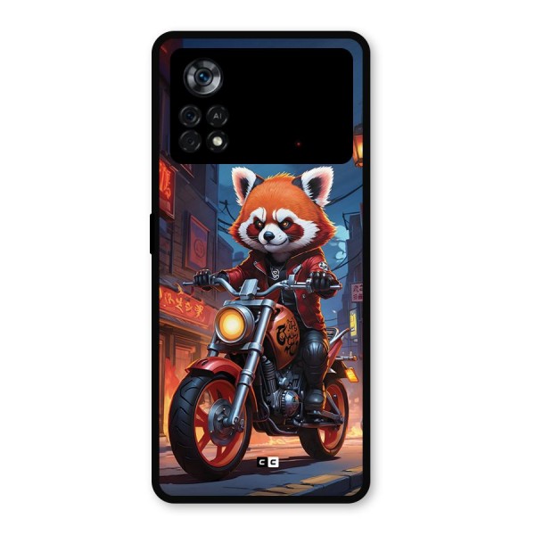 Fox Rider Metal Back Case for Poco X4 Pro 5G