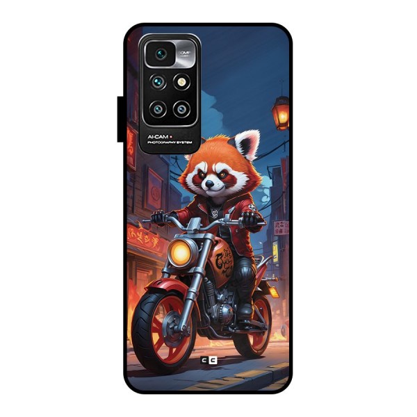 Fox Rider Metal Back Case for Redmi 10 Prime