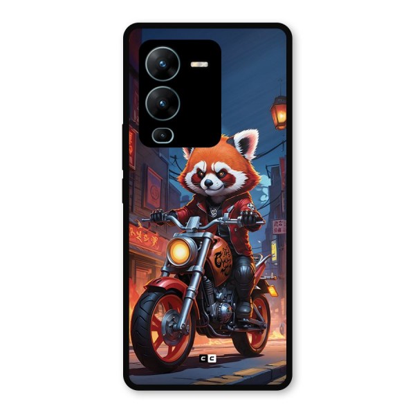 Fox Rider Metal Back Case for Vivo V25 Pro