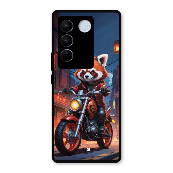 Fox Rider Metal Back Case for Vivo V27 Pro