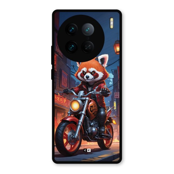 Fox Rider Metal Back Case for Vivo X90 Pro