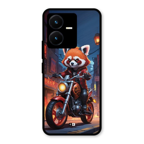 Fox Rider Metal Back Case for Vivo Y22s