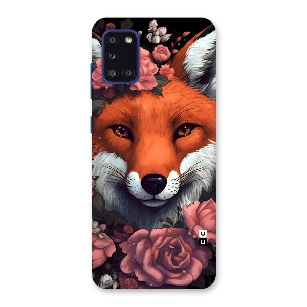 Fox and Roses Back Case for Galaxy A31