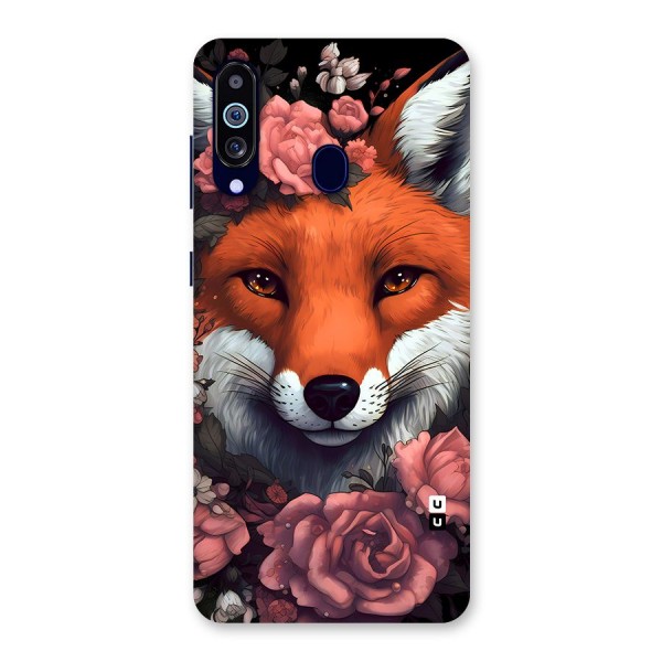 Fox and Roses Back Case for Galaxy A60