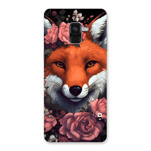 Fox and Roses Back Case for Galaxy A8 Plus