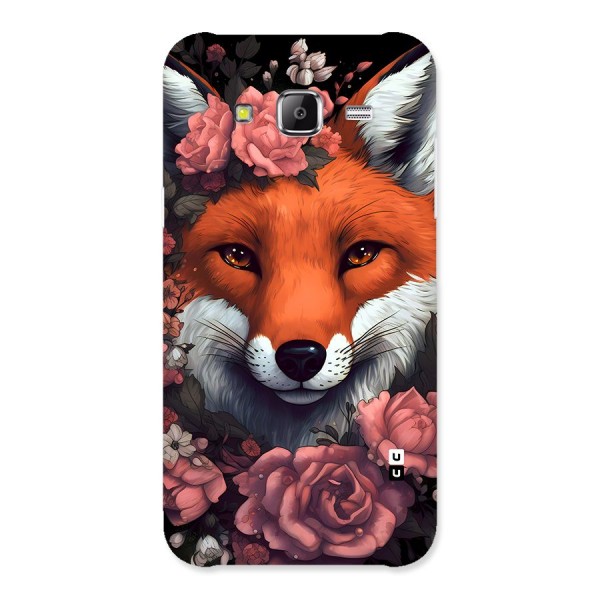 Fox and Roses Back Case for Galaxy J5