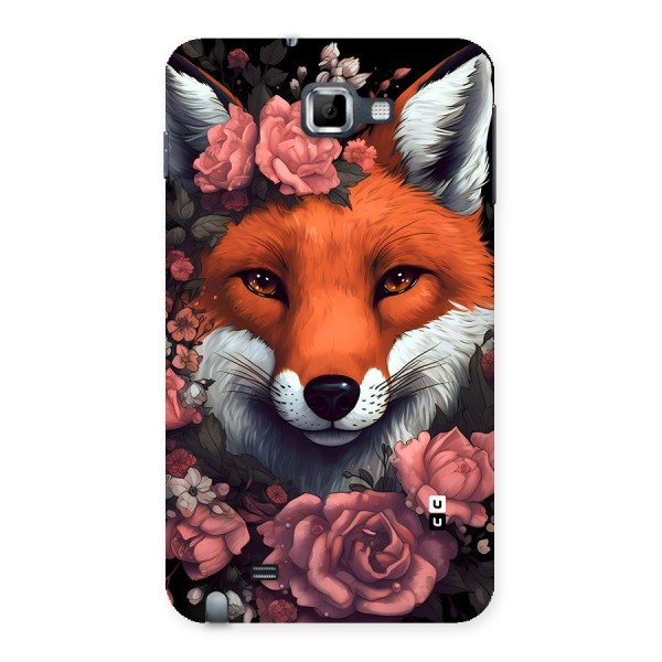 Fox and Roses Back Case for Galaxy Note