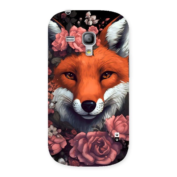 Fox and Roses Back Case for Galaxy S3 Mini