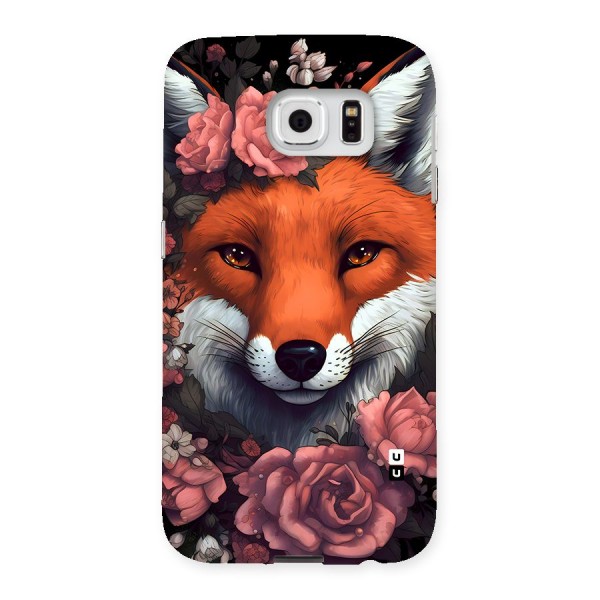 Fox and Roses Back Case for Galaxy S6