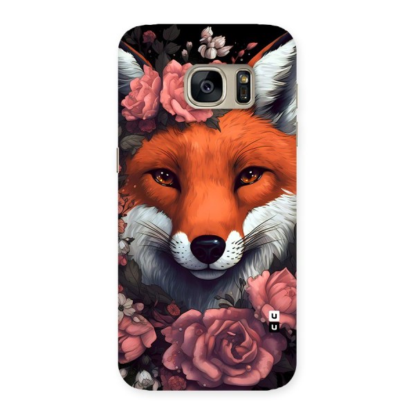 Fox and Roses Back Case for Galaxy S7