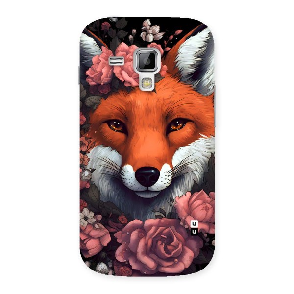 Fox and Roses Back Case for Galaxy S Duos