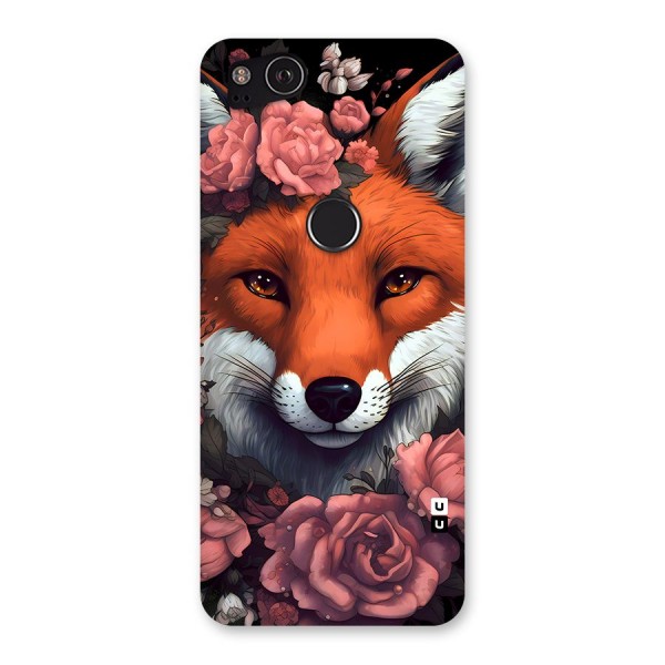 Fox and Roses Back Case for Google Pixel 2