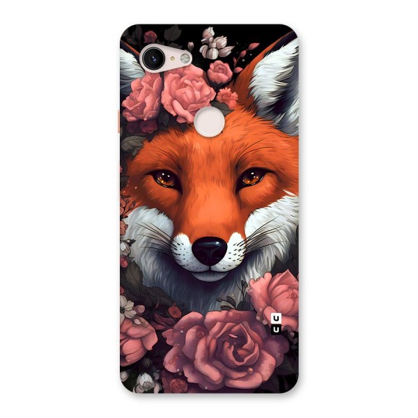 Fox and Roses Back Case for Google Pixel 3 XL