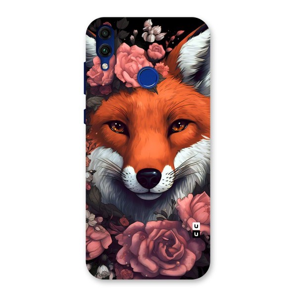 Fox and Roses Back Case for Honor 8C