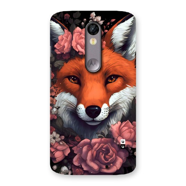 Fox and Roses Back Case for Moto X Force