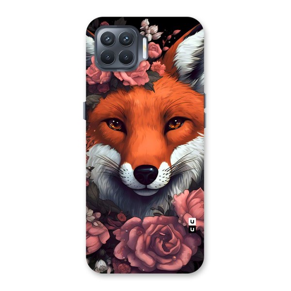 Fox and Roses Back Case for Oppo F17 Pro