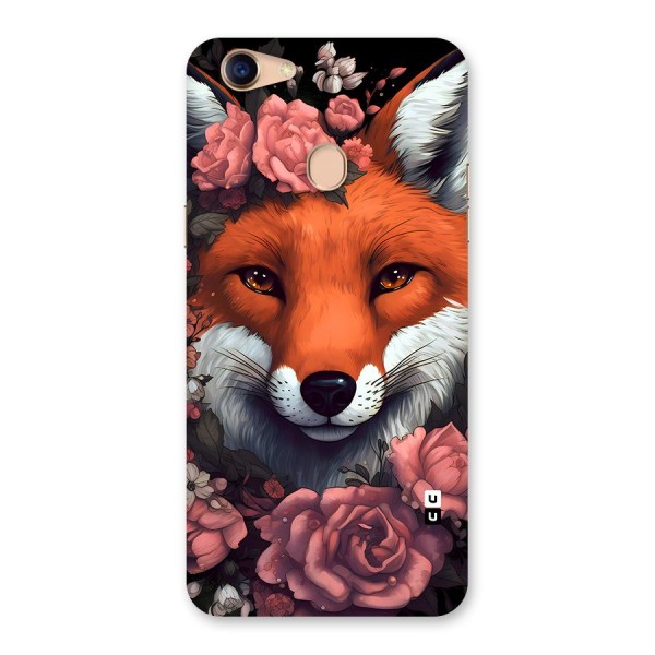 Fox and Roses Back Case for Oppo F5