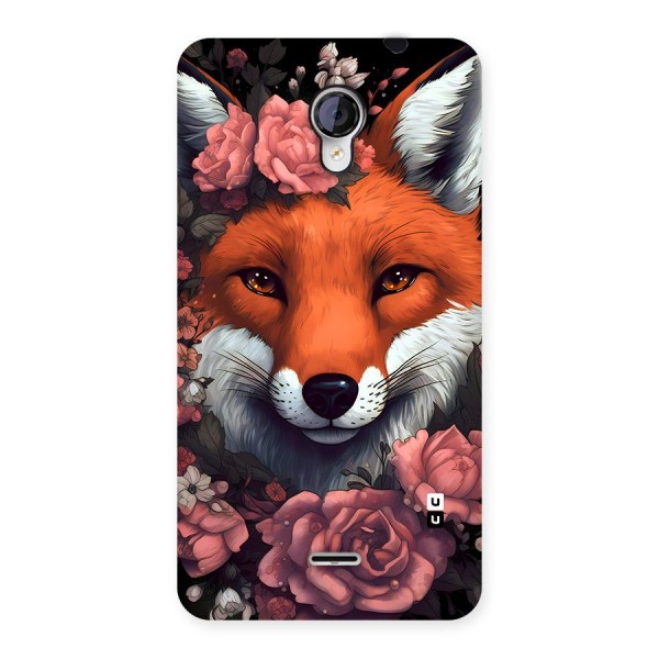 Fox and Roses Back Case for Unite 2 A106