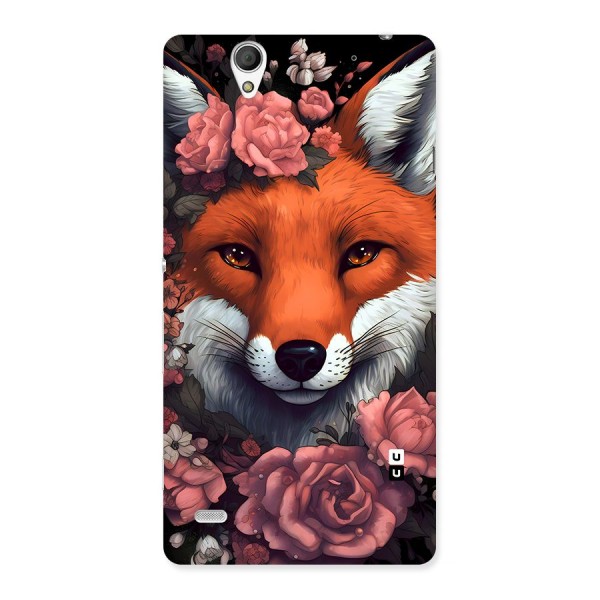 Fox and Roses Back Case for Xperia C4