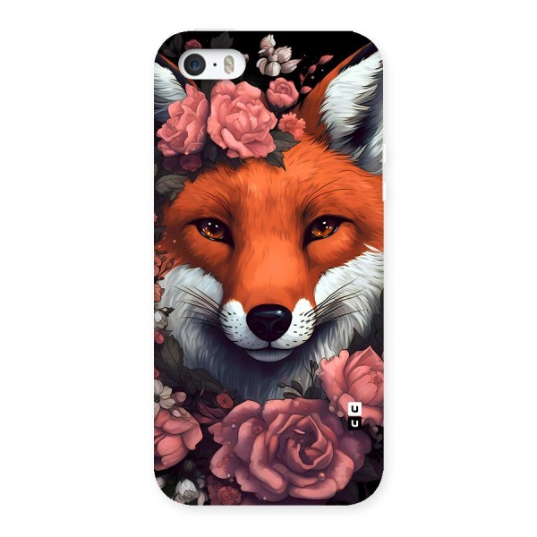 Fox and Roses Back Case for iPhone 5 5s