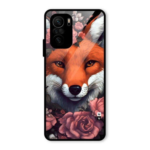 Fox and Roses Glass Back Case for Mi 11x