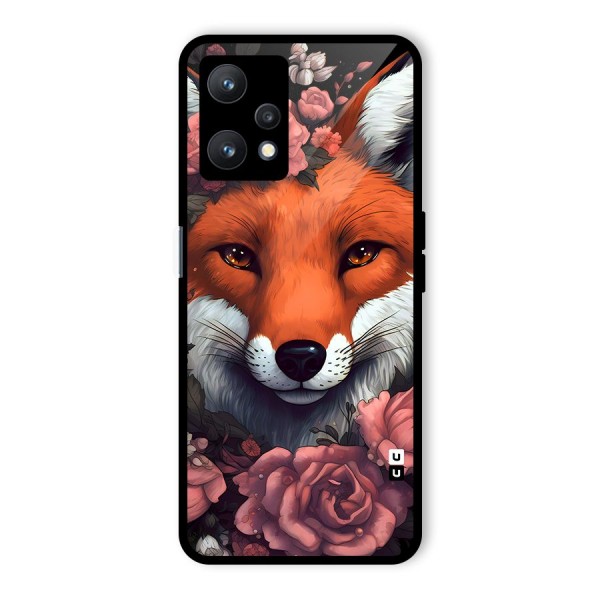 Fox and Roses Glass Back Case for Realme 9 Pro 5G