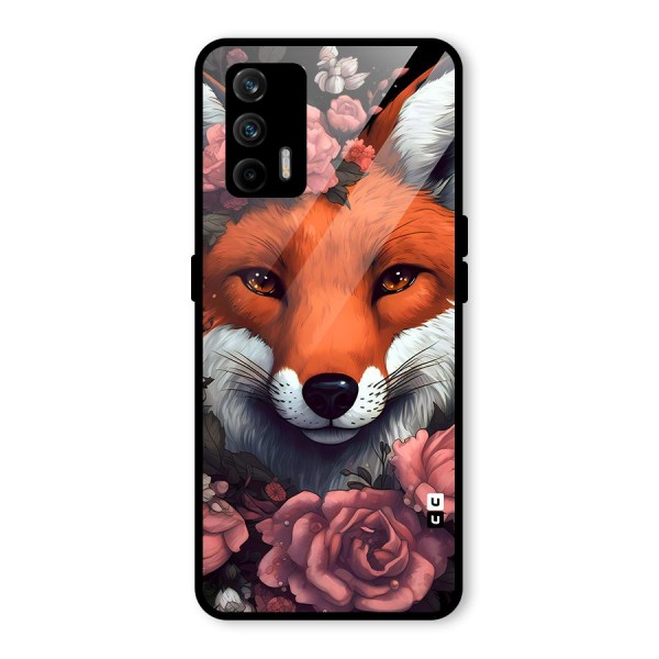 Fox and Roses Glass Back Case for Realme GT 5G