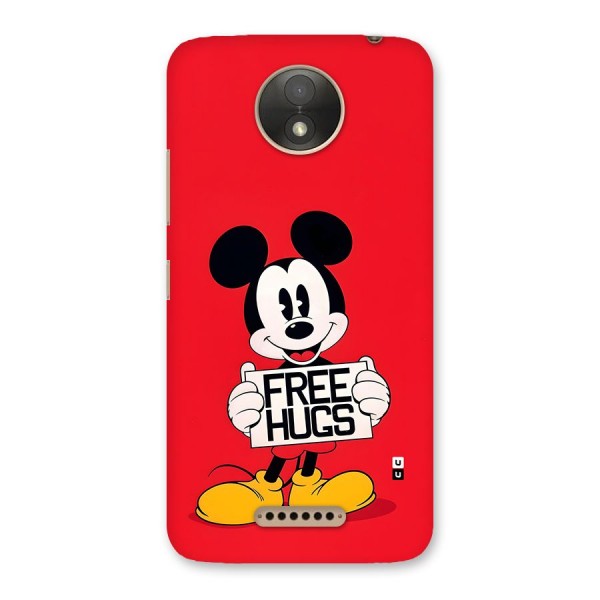 Free Hugs Back Case for Moto C Plus