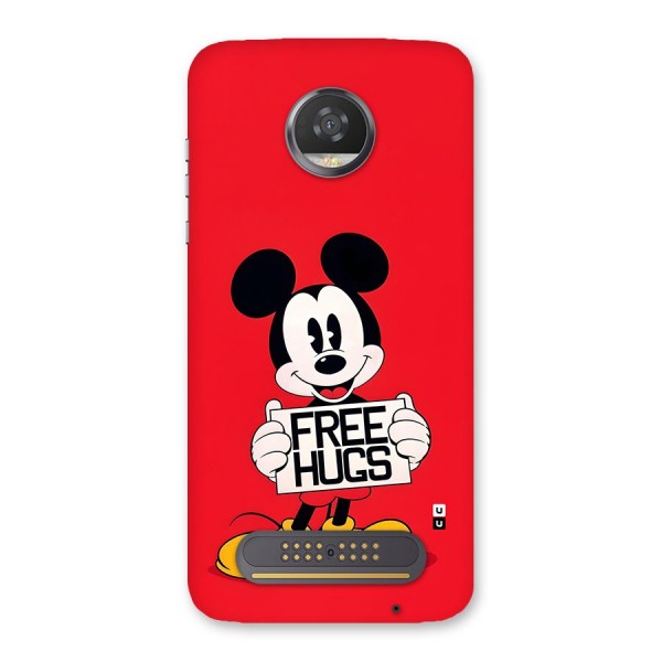 Free Hugs Back Case for Moto Z2 Play