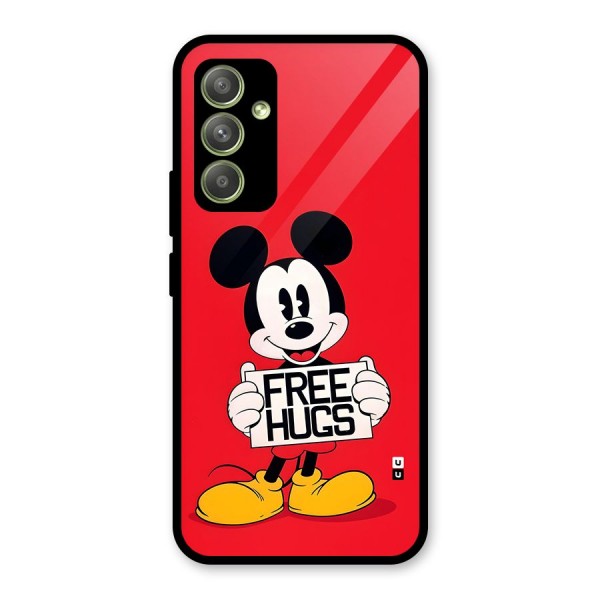 Free Hugs Glass Back Case for Galaxy A54