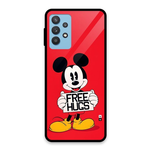 Free Hugs Glass Back Case for Galaxy M32 5G