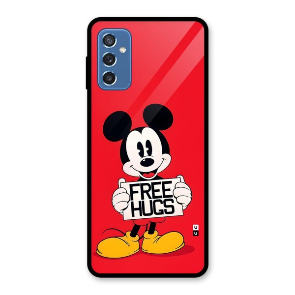 Free Hugs Glass Back Case for Galaxy M52 5G