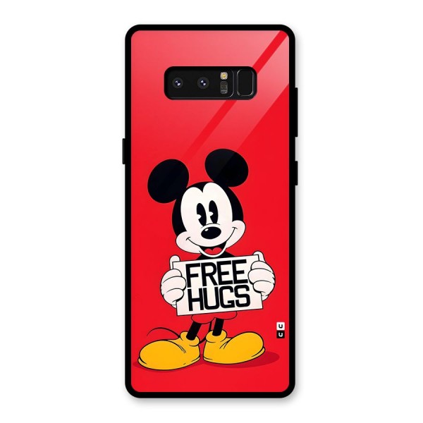 Free Hugs Glass Back Case for Galaxy Note 8