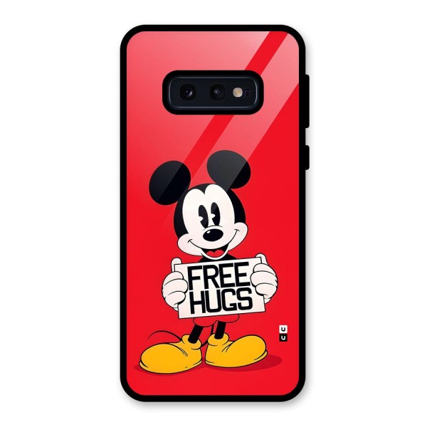 Free Hugs Glass Back Case for Galaxy S10e