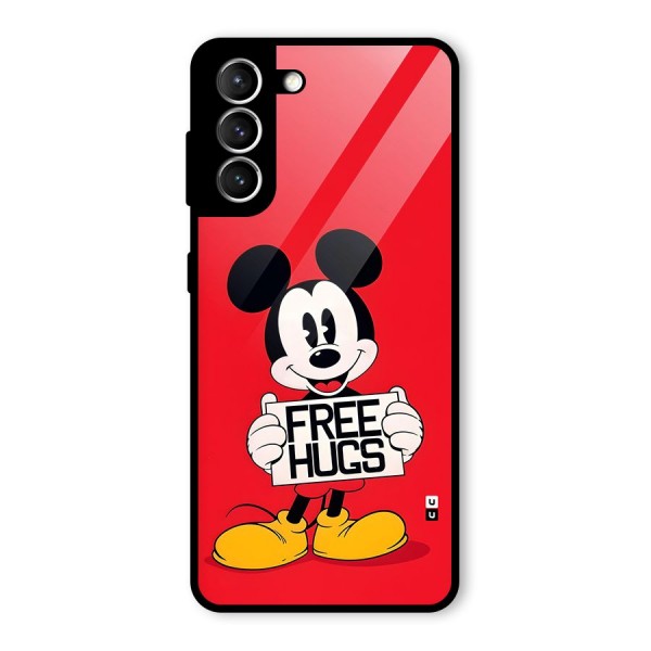 Free Hugs Glass Back Case for Galaxy S21 5G