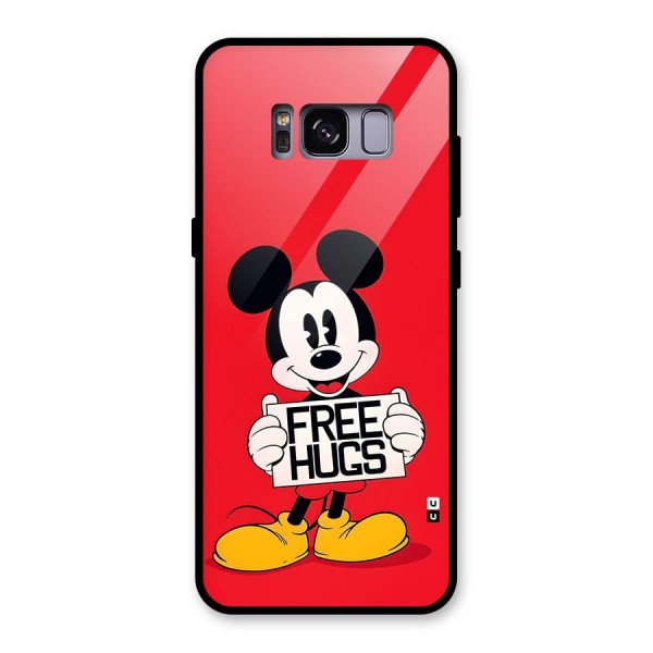 Free Hugs Glass Back Case for Galaxy S8